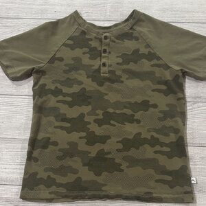 Tommy Bahama Boys Olive Camouflage Tee